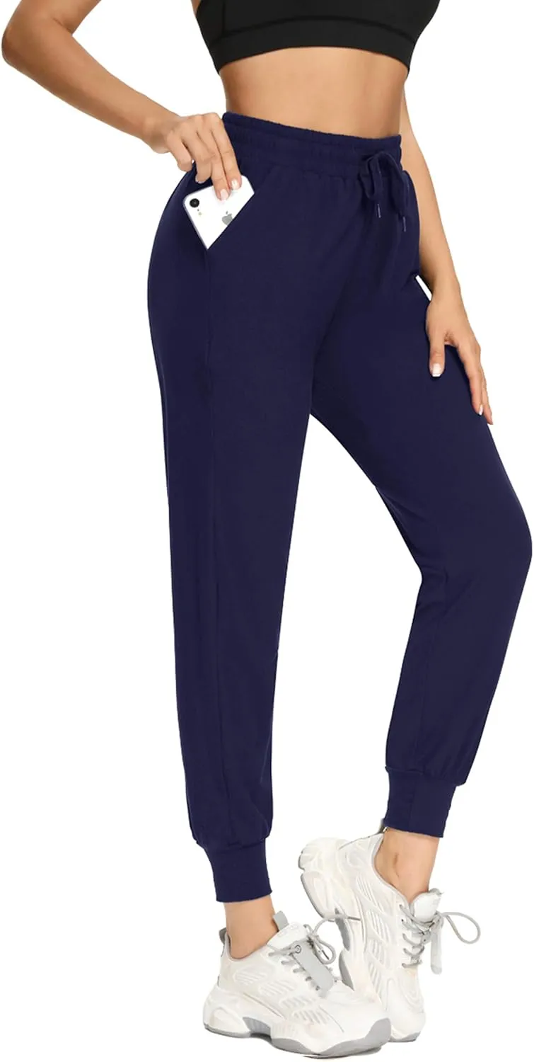 FULLSOFT Sweatpants for Women with Pockets-Womens Joggers Yoga Lounge Pants Relaxed-fit Leggings for Cycling Workout Running