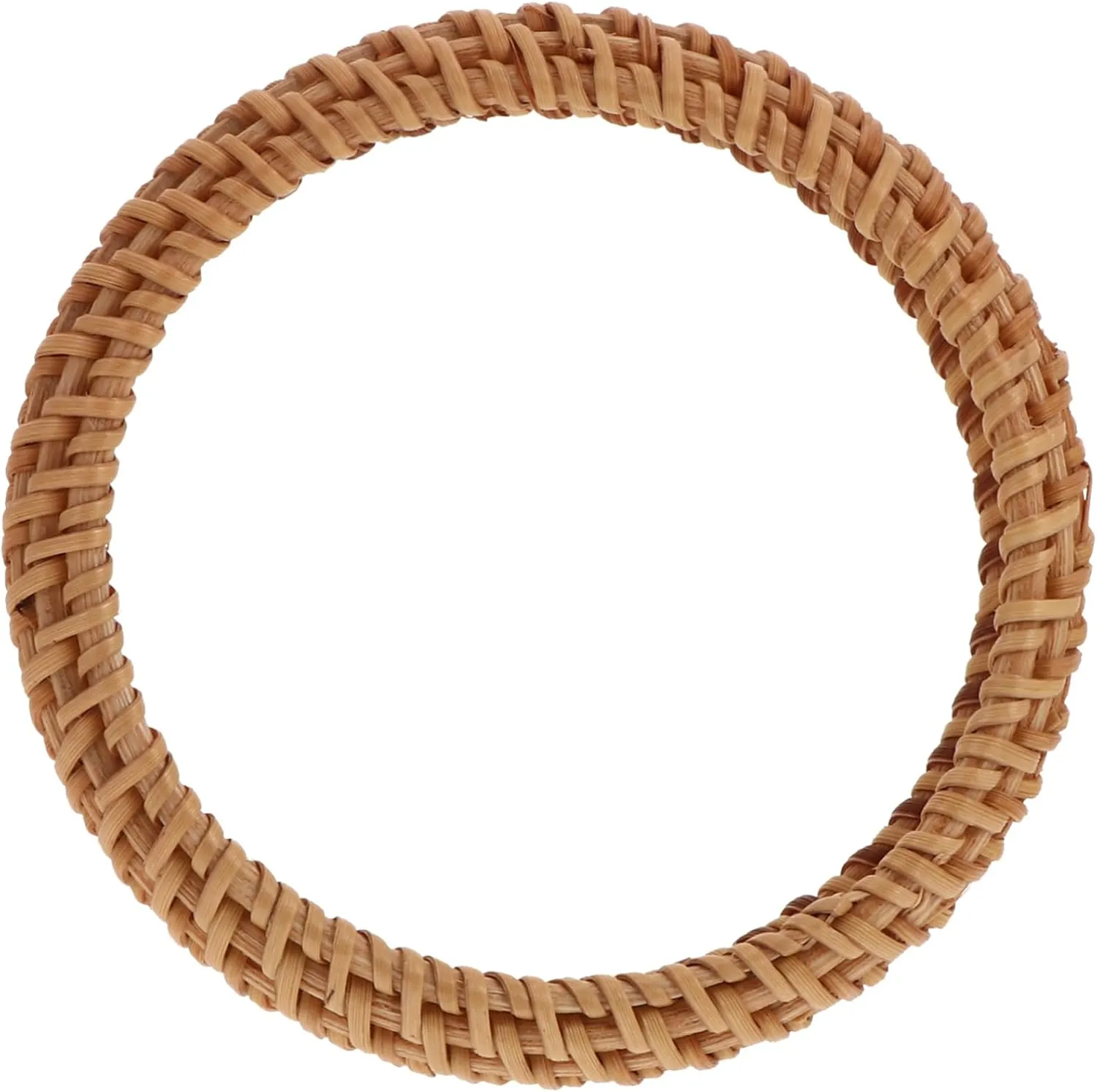 Gatuida 1Pc Woven Bangle Bracelet for Women Chic Rattan Braided Wide Accessory for Weddings Parties and Daily Wear Unique present Idea for Loved Ones