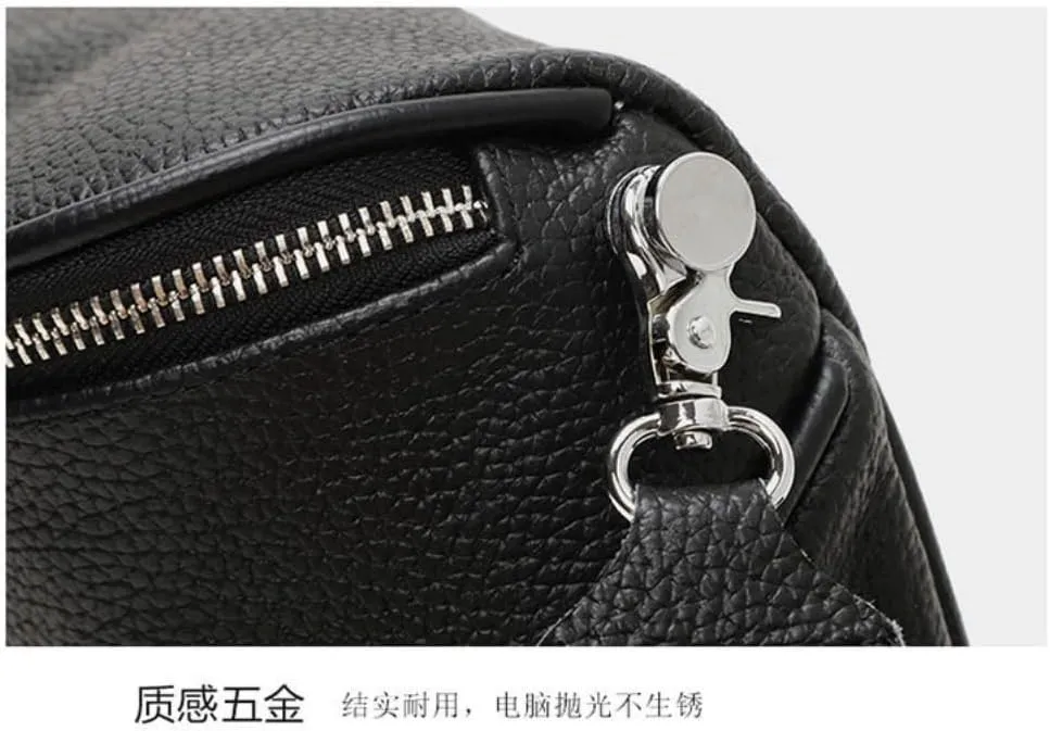 Genuine Leather Saddle Handbag for Women Shoulder Large Capacity Chest Crossbody Purse