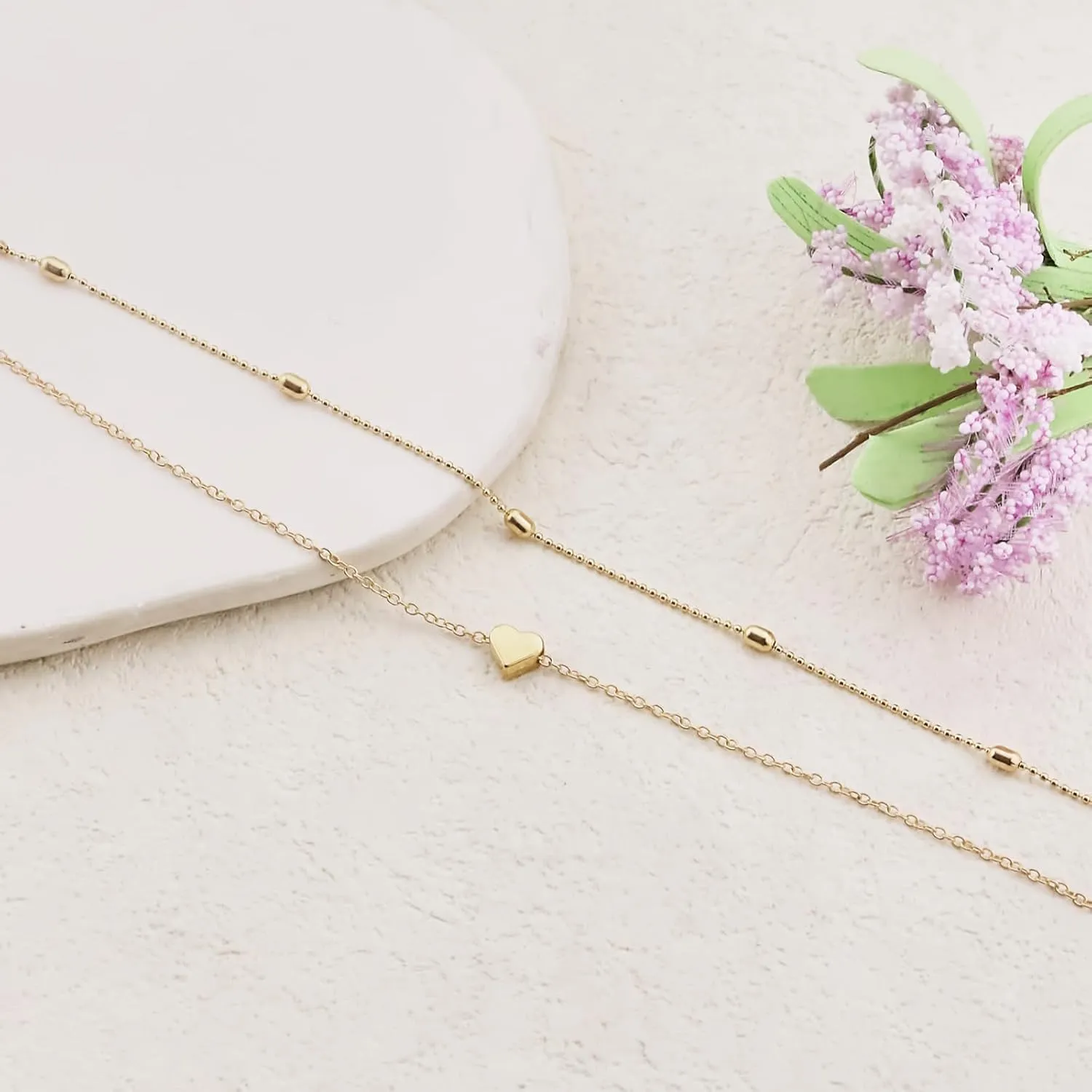 Gold Ankle Bracelets for Women Waterproof,14K Gold Anklets Layered Cuban Link Herringbone Paperclip Chain Anklet Bracelets Heart Infinity Butterfly Snake Anklet Summer Beach Jewelry