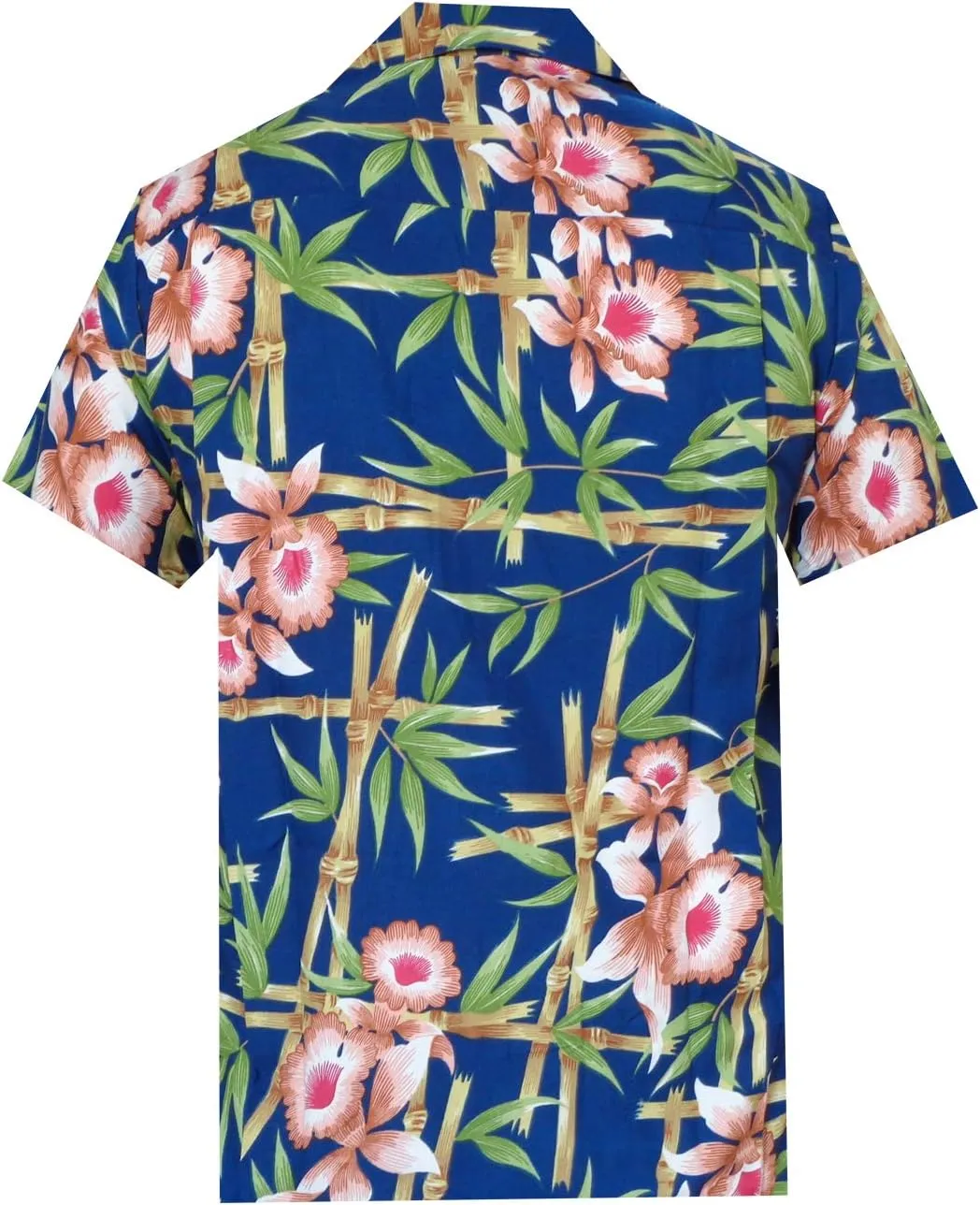 Hawaiian Shirt for Men Floral Aloha Beach Casual Short Sleeve Shirts for Mens