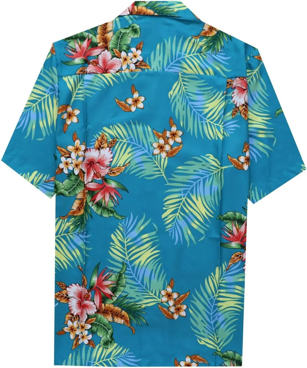 Hawaiian Shirt for Men Floral Aloha Beach Casual Short Sleeve Shirts for Mens
