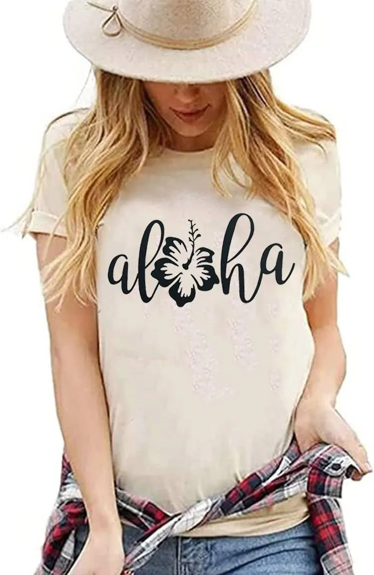 Hawaiian Shirt Women Family Vacation Tee Girls Hawaii Trip Summer Vacation T-Shirt