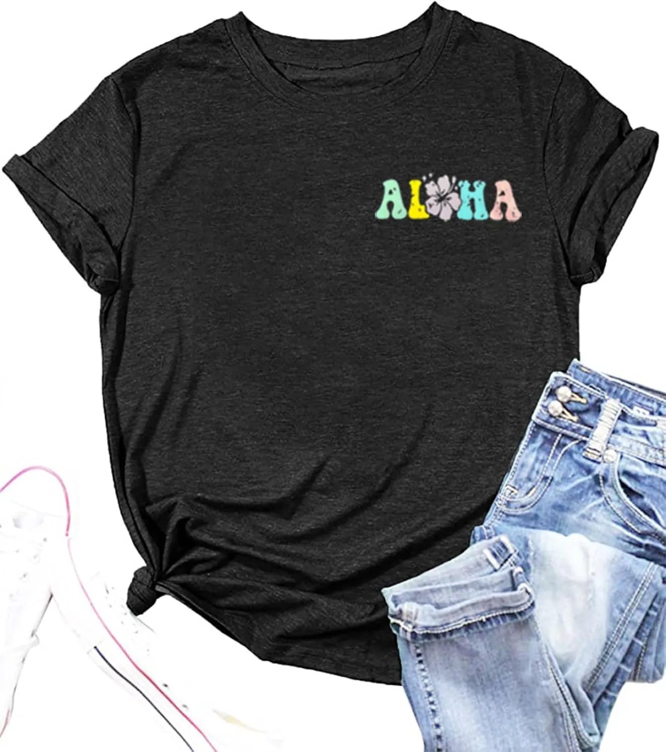 Hawaiian Shirt Women Family Vacation Tee Girls Hawaii Trip Summer Vacation T-Shirt
