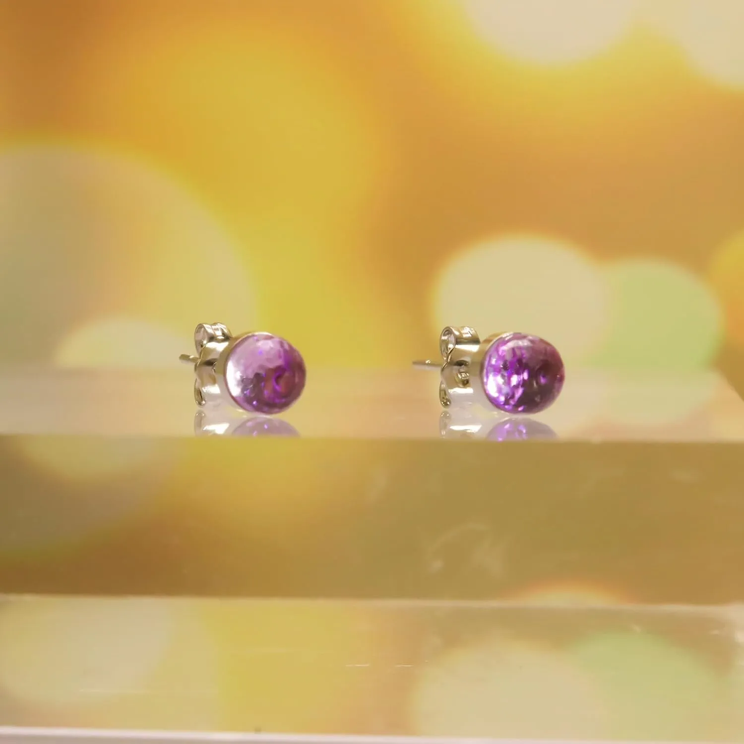 HETICA Crystal Earrings for Women, Austrian Crystal Ball Earrings 925 Sterling Silver Earrings Hypoallergenic Stud Earrings Birthday Anniversary Valentine's Day Mother's Day Gift