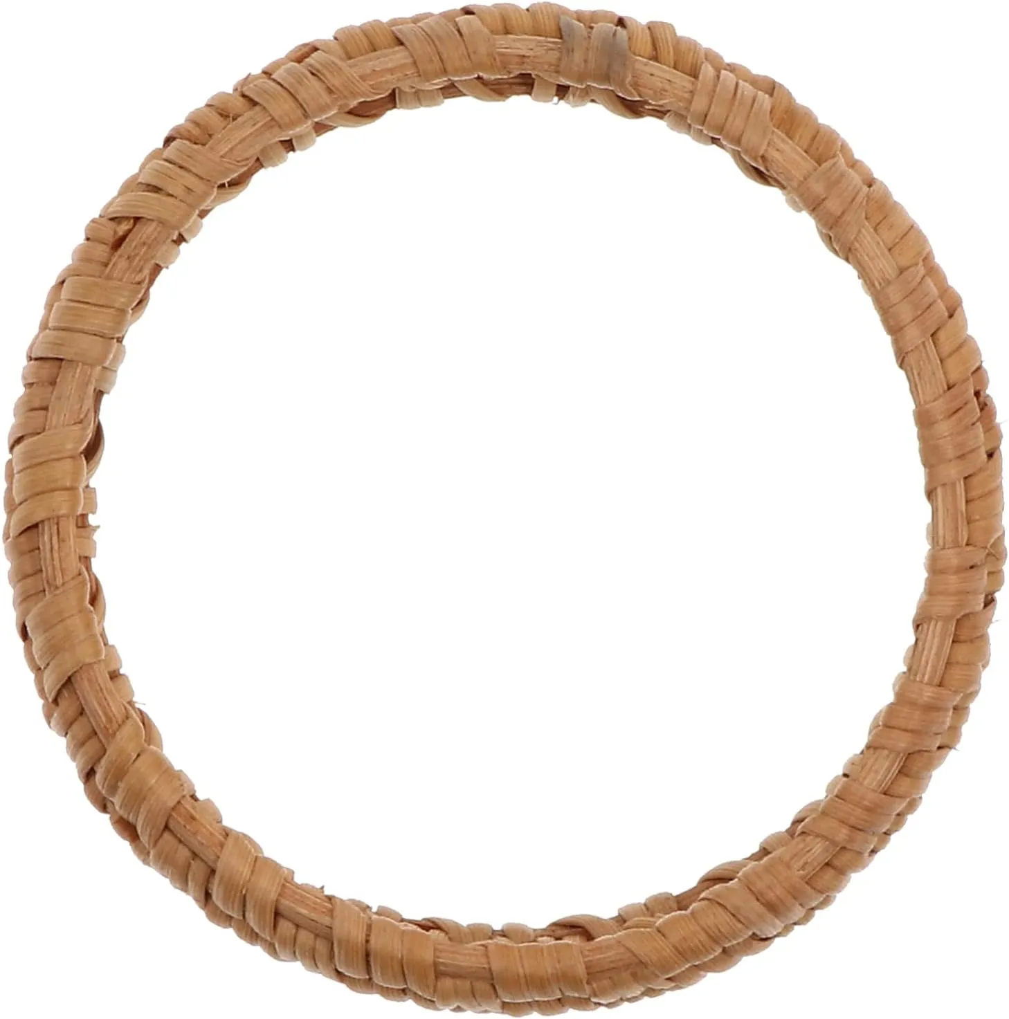 Homoyoyo Charming Bohemia Rattan Bracelet Handmade Woven Bangle for Women Stylish Vintage Circle Jewelry Accessory