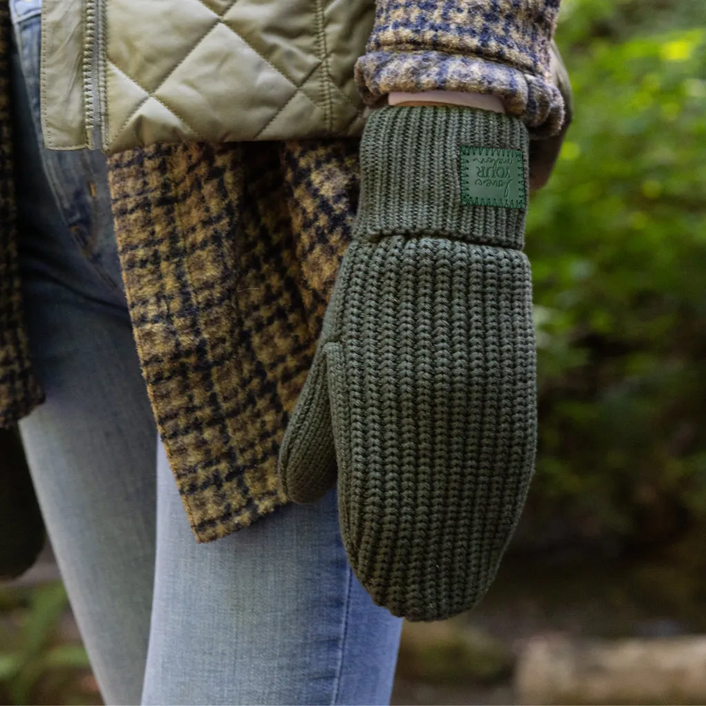 Hunter Green Mittens L/XL