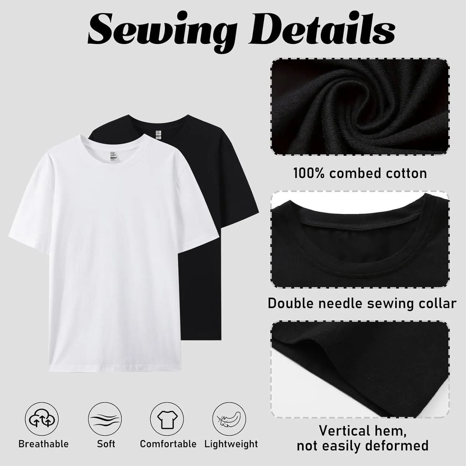 ISUNMEA Custom T-Shirts for Men Women, Custom Tees Shirt Design Your Own, Personalized Photo/TextT-Shirt