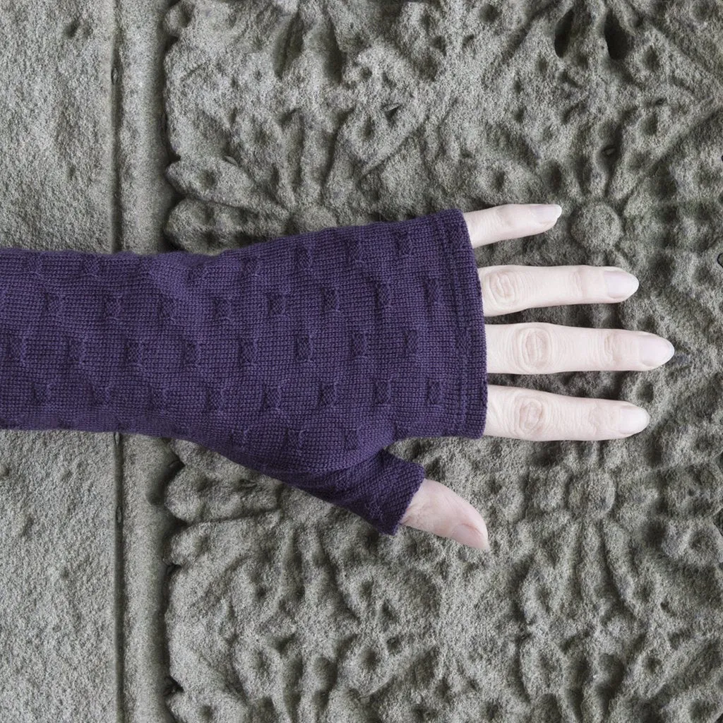 Kate Watts Regular Length Merino Glove - Cross Knit
