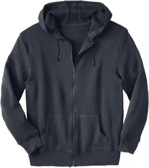 KingSize Men's Big & Tall Heavyweight Double Knit Zip Hoodie