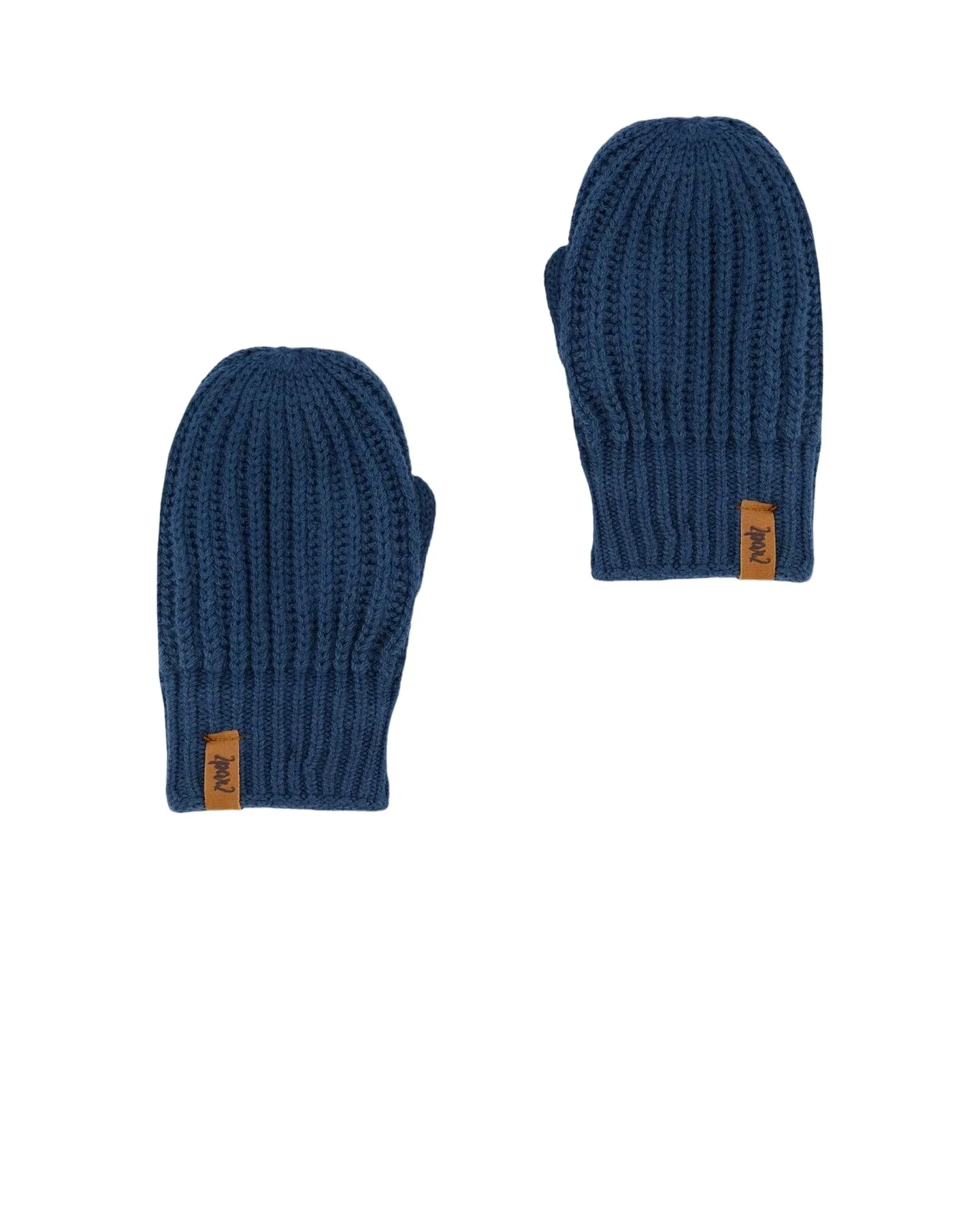 Knitted Mittens Navy