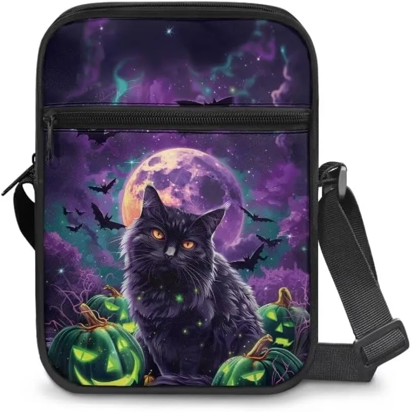 Kuiaobaty Women Shoulder Bag Crossbody Bag Halloween Messenger Bag Sling Bag