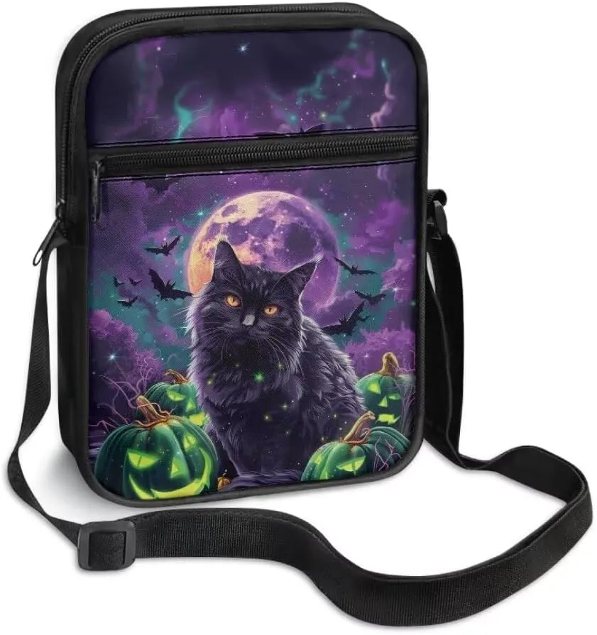 Kuiaobaty Women Shoulder Bag Crossbody Bag Halloween Messenger Bag Sling Bag