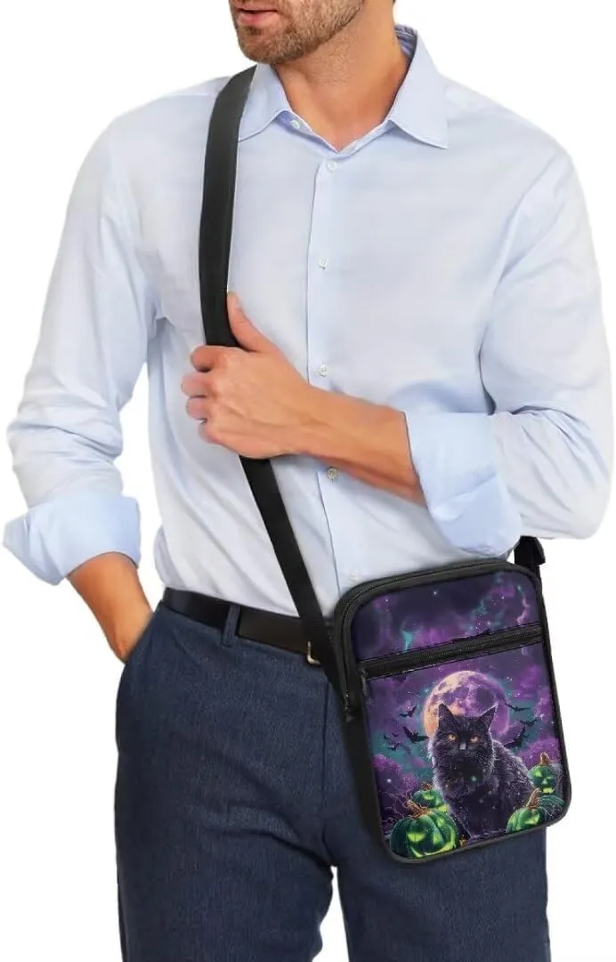 Kuiaobaty Women Shoulder Bag Crossbody Bag Halloween Messenger Bag Sling Bag
