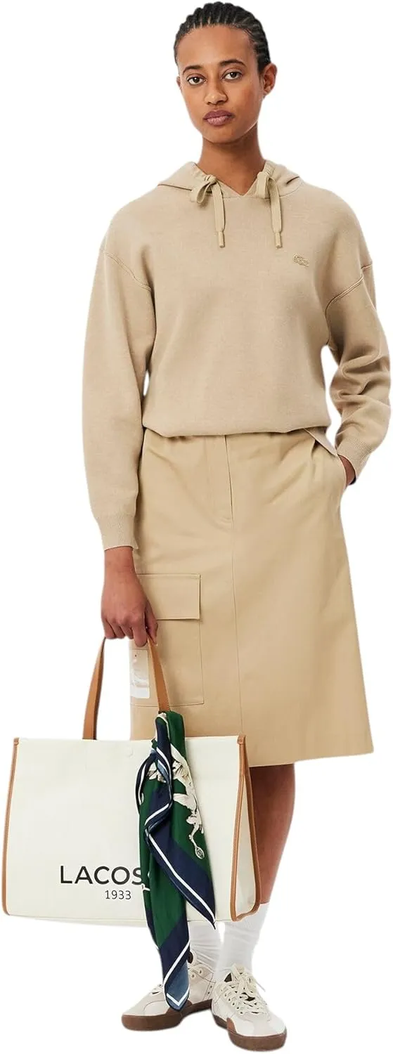 Lacoste Heritage Canvas Shopping Bag