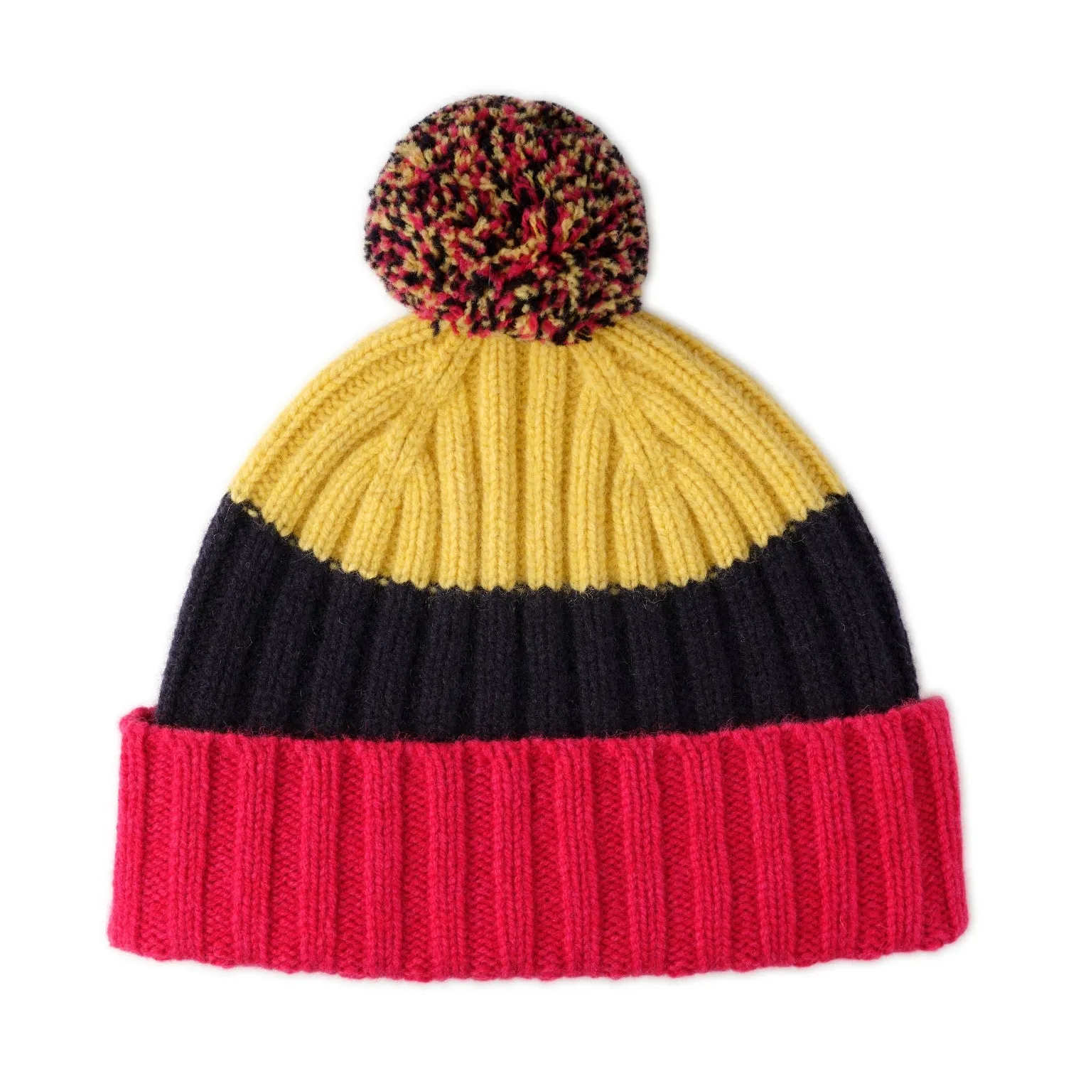 Ladies Chunky Knit Pom Pom Hat | Gala | Lomond Lambswool
