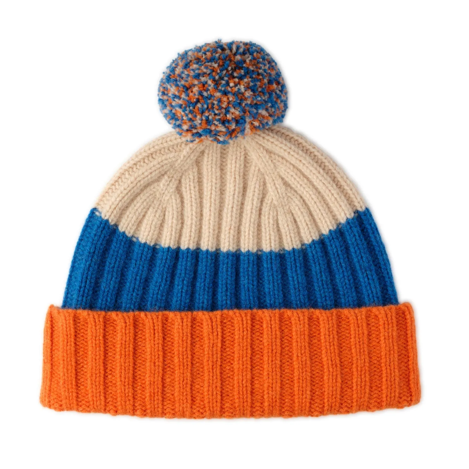 Ladies Chunky Knit Pom Pom Hat | Gala | Lomond Lambswool