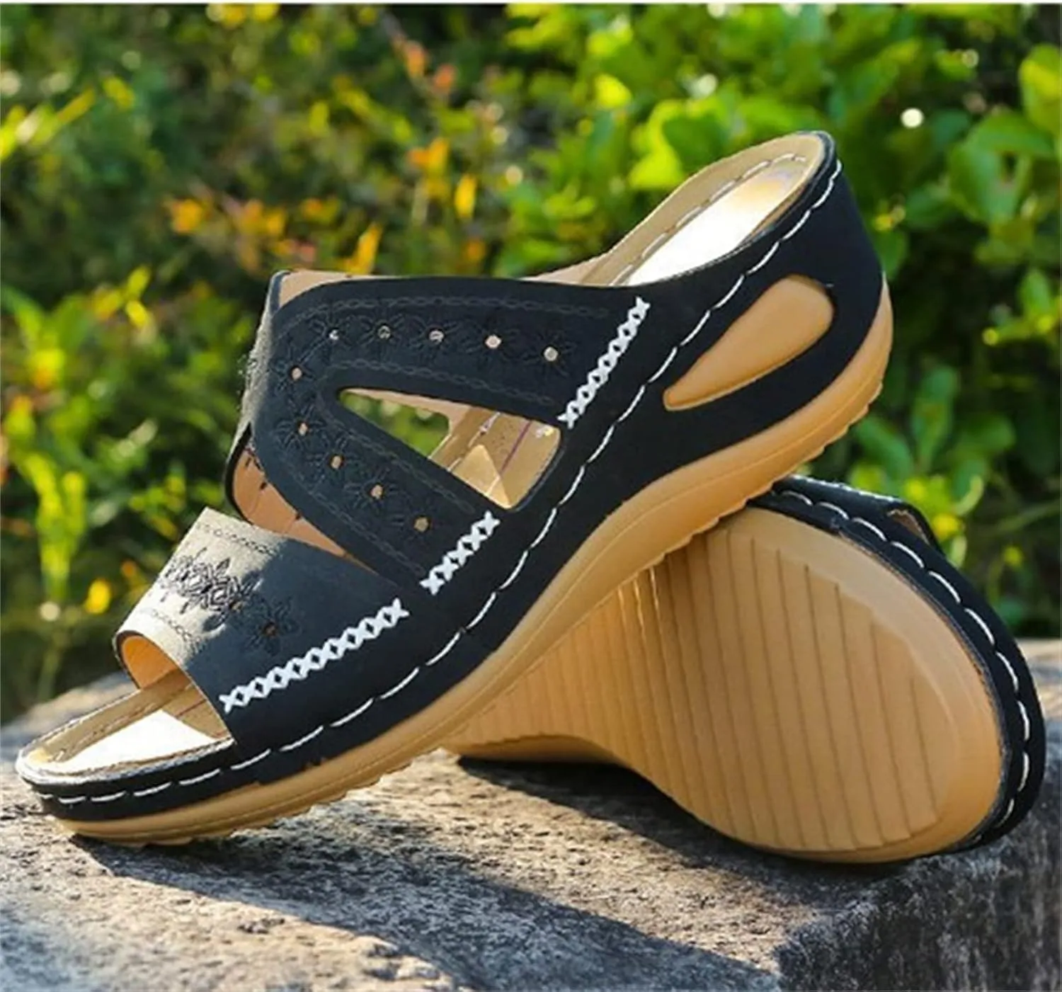 Ladmiple Orthotic Dress Sandals For Women With Arch Support Fashion Comfortable Slides Slippers Orthopedic Flip Flops