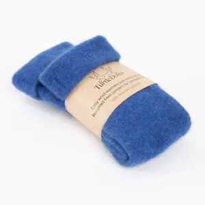 Large Blues & Greens Cashmere Fingerless Gloves