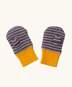 Cozy LGR Dreamy Blue Striped Knit Mittens - Warm & Stylish Winter Accessories