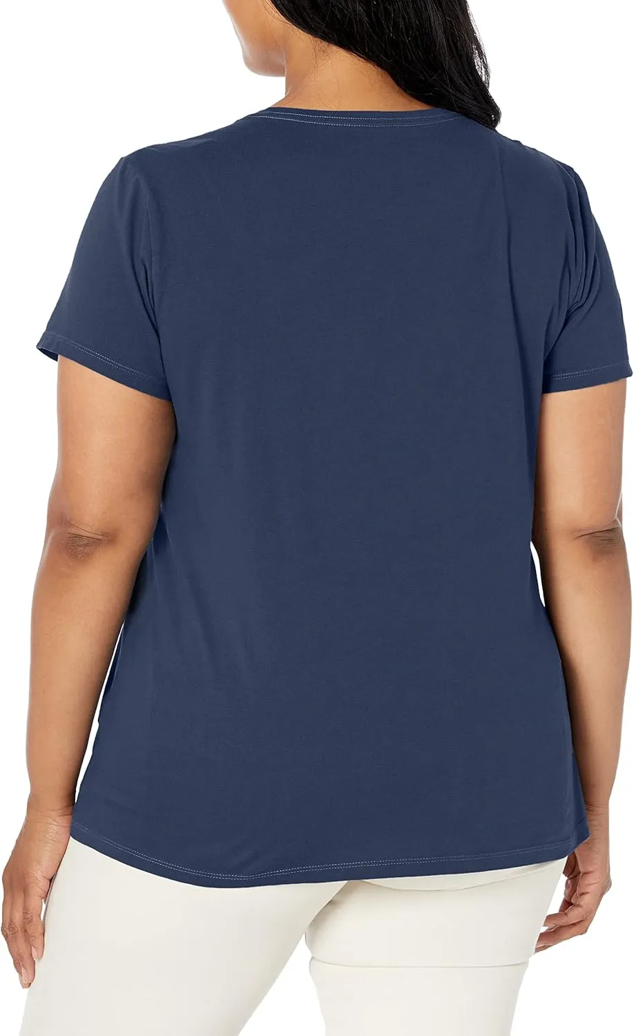 Life is Good. Womens Crusher Tee Jackie And Rocket Play Dirt, Darkest Blue