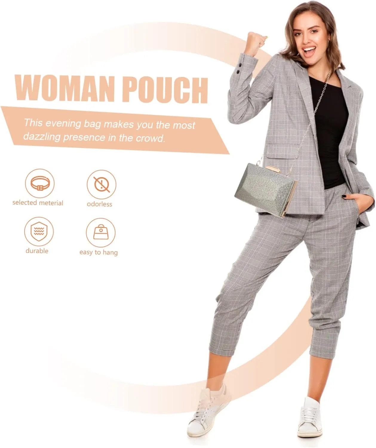 LIFKOME Dinner Bag Cross Body Purses Banquet Bag Evening Purse Crossbody Handbags Ladies Purses Clutch Bag
