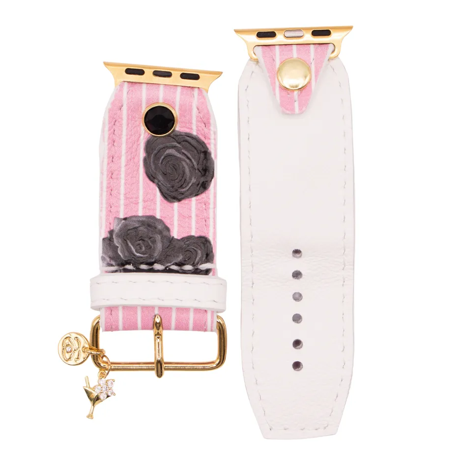 Limited Edition - "City Chic" on White Watchband