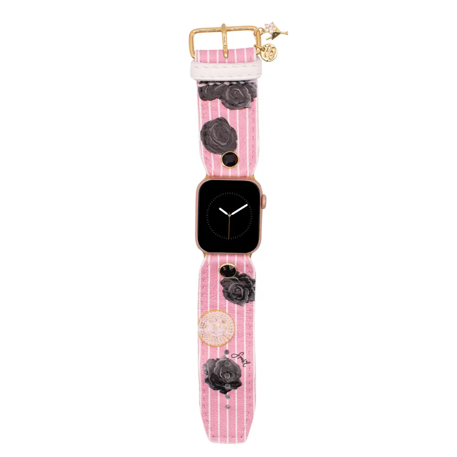 Limited Edition - "City Chic" on White Watchband