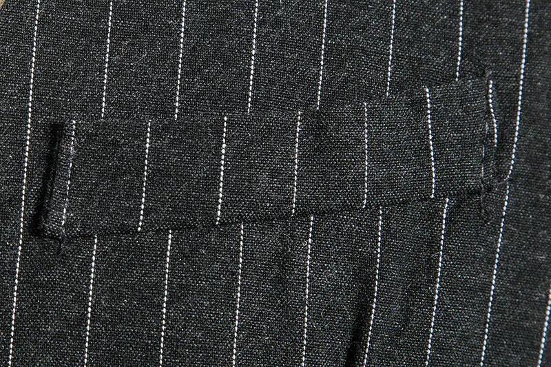 Livingstone - Dark Academia Business Suit Vest Blazer V-Neck Slim Fit
