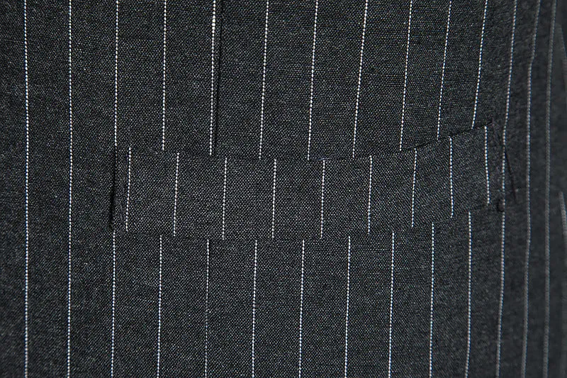 Livingstone - Dark Academia Business Suit Vest Blazer V-Neck Slim Fit
