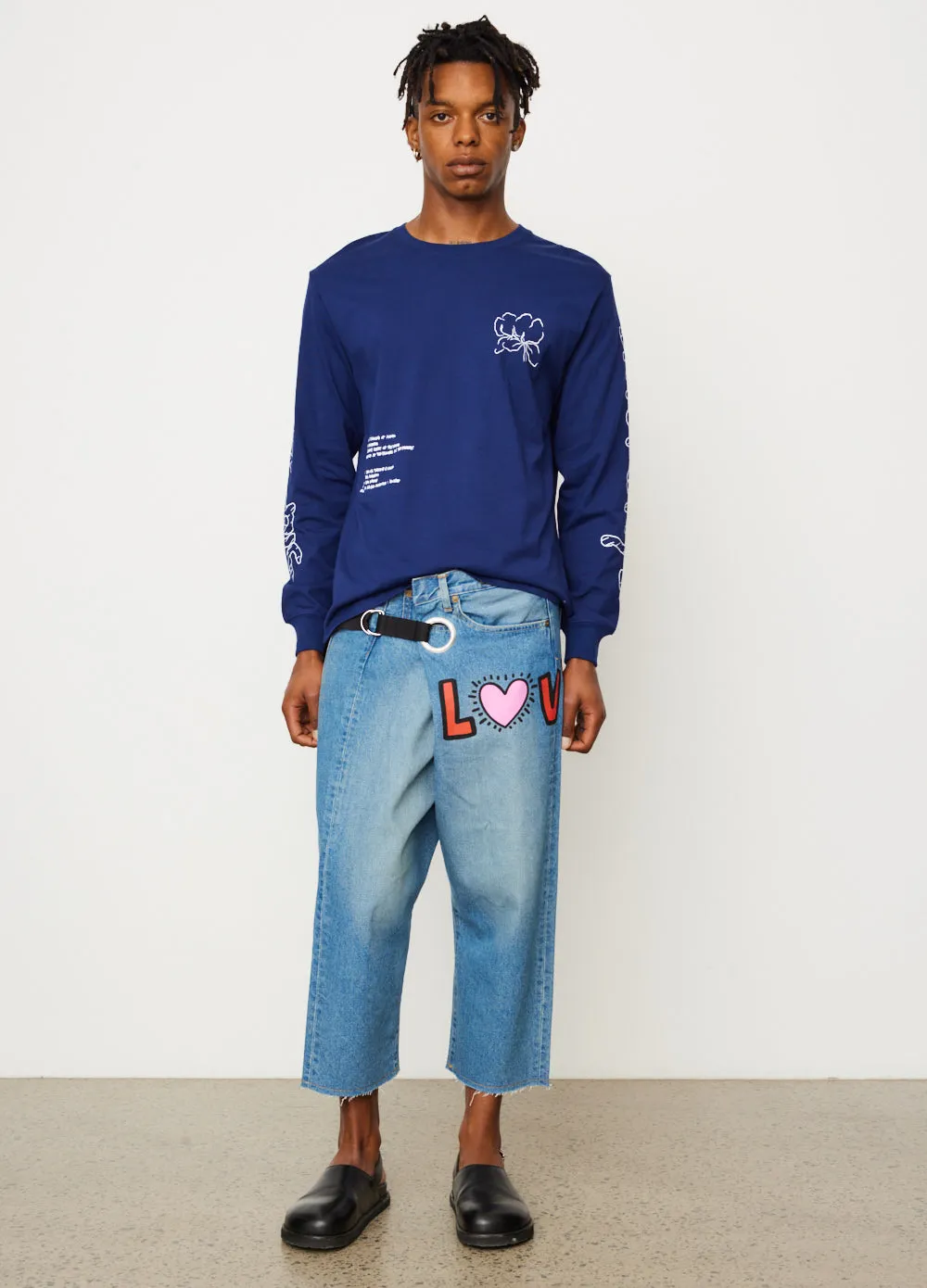 Manoa Patchwork Standard Long Sleeve T-Shirt