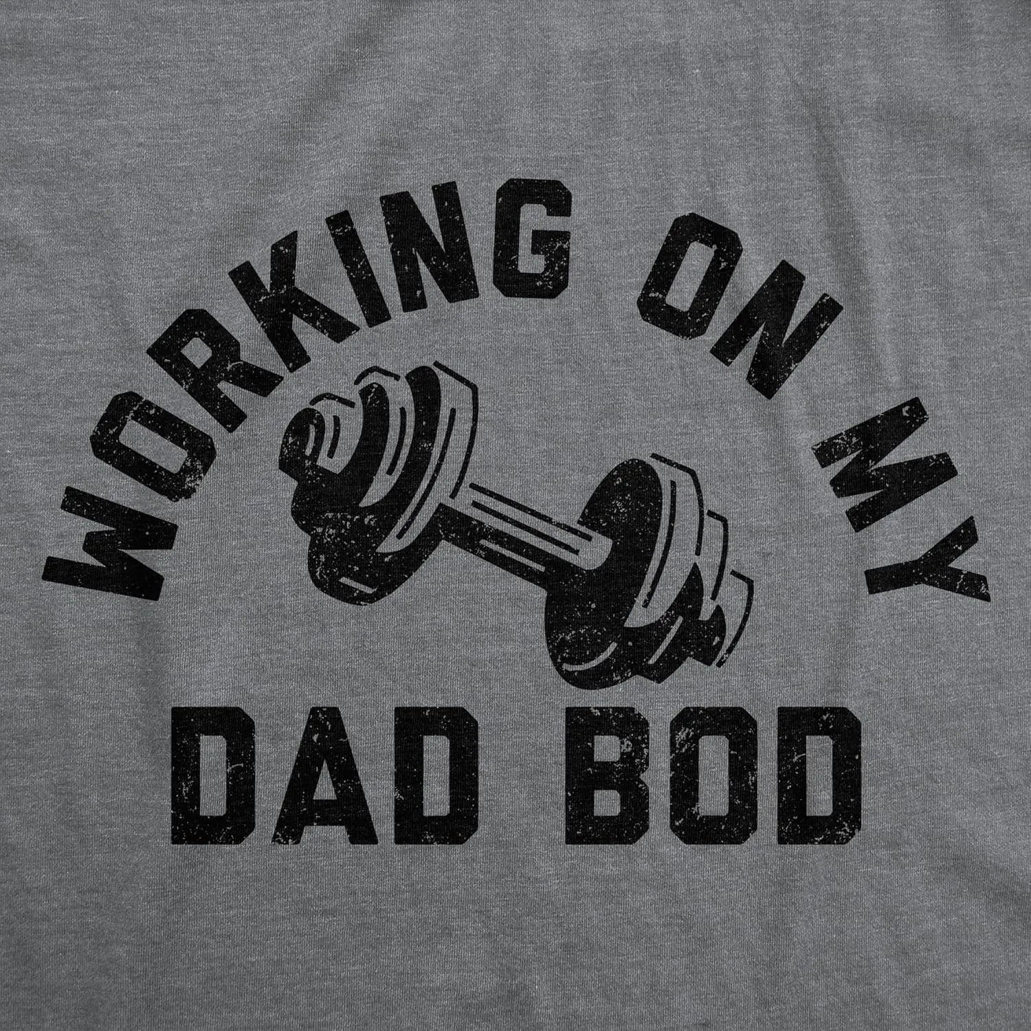 Mens Funny T Shirts Working On My Dad BOD Sarcastic Workout Tee for Men