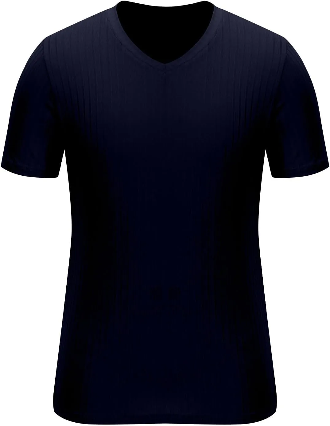 Mens Knit T Shirts Slim Fit Casual V Neck Short Sleeve Men Fashion Ribbed Knit Vintage Sweater Tee Pullover Shirts