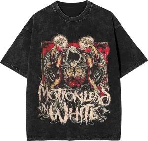 Men's Vintage Oversized Drop Shoulder Fashion T Shirt Loose Wash Solid Tees Tops