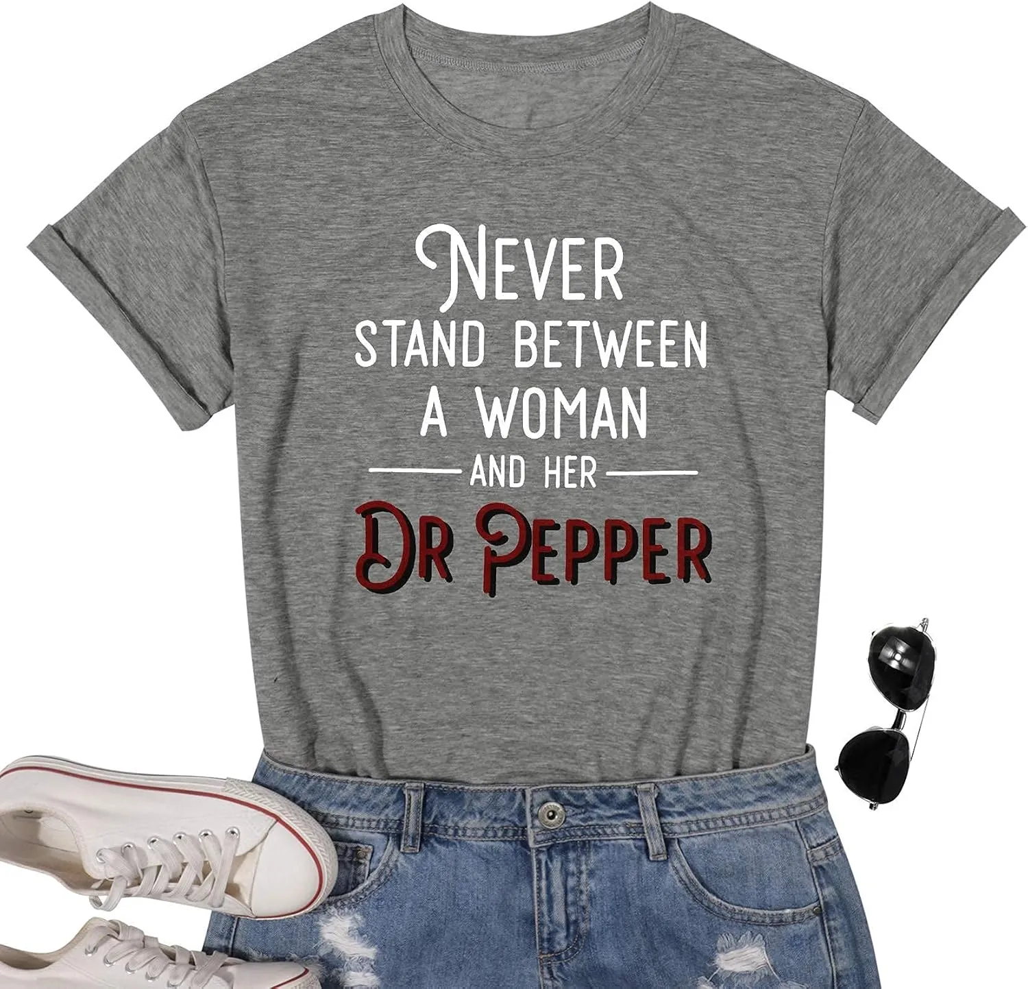 MNLYBABY Funny Saying Shirt for Women Letters Graphic Short Sleeve Casual Top Tees
