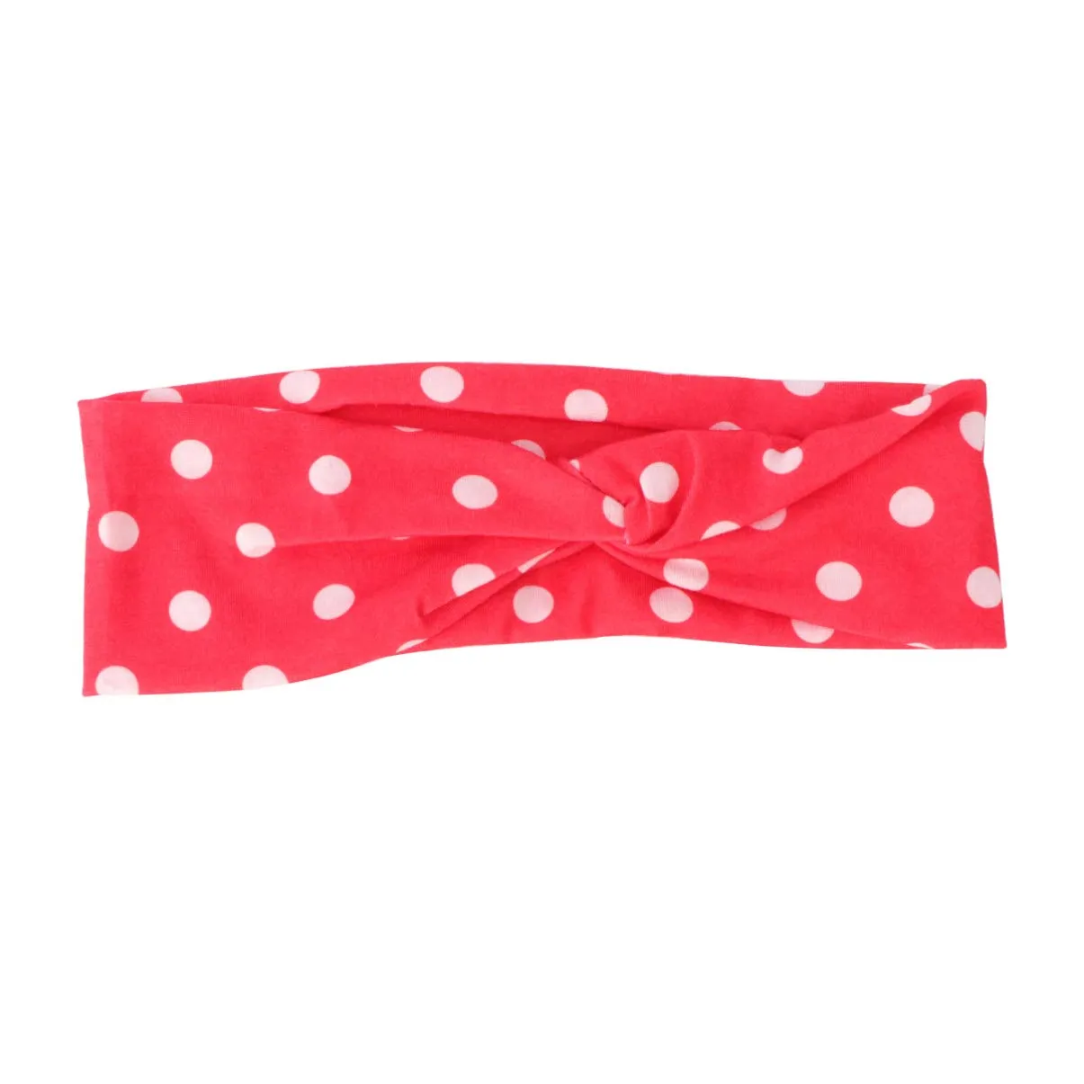 Mobestech Dot Headband for Women Wide Hair Band Cross Design Elastic Head Wrap for Makeup Party Look