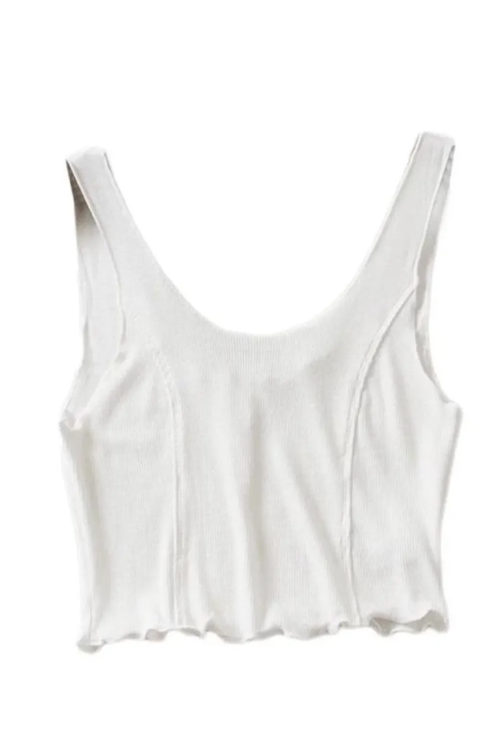 'Noel' Rib Vest Top (4 Colors)