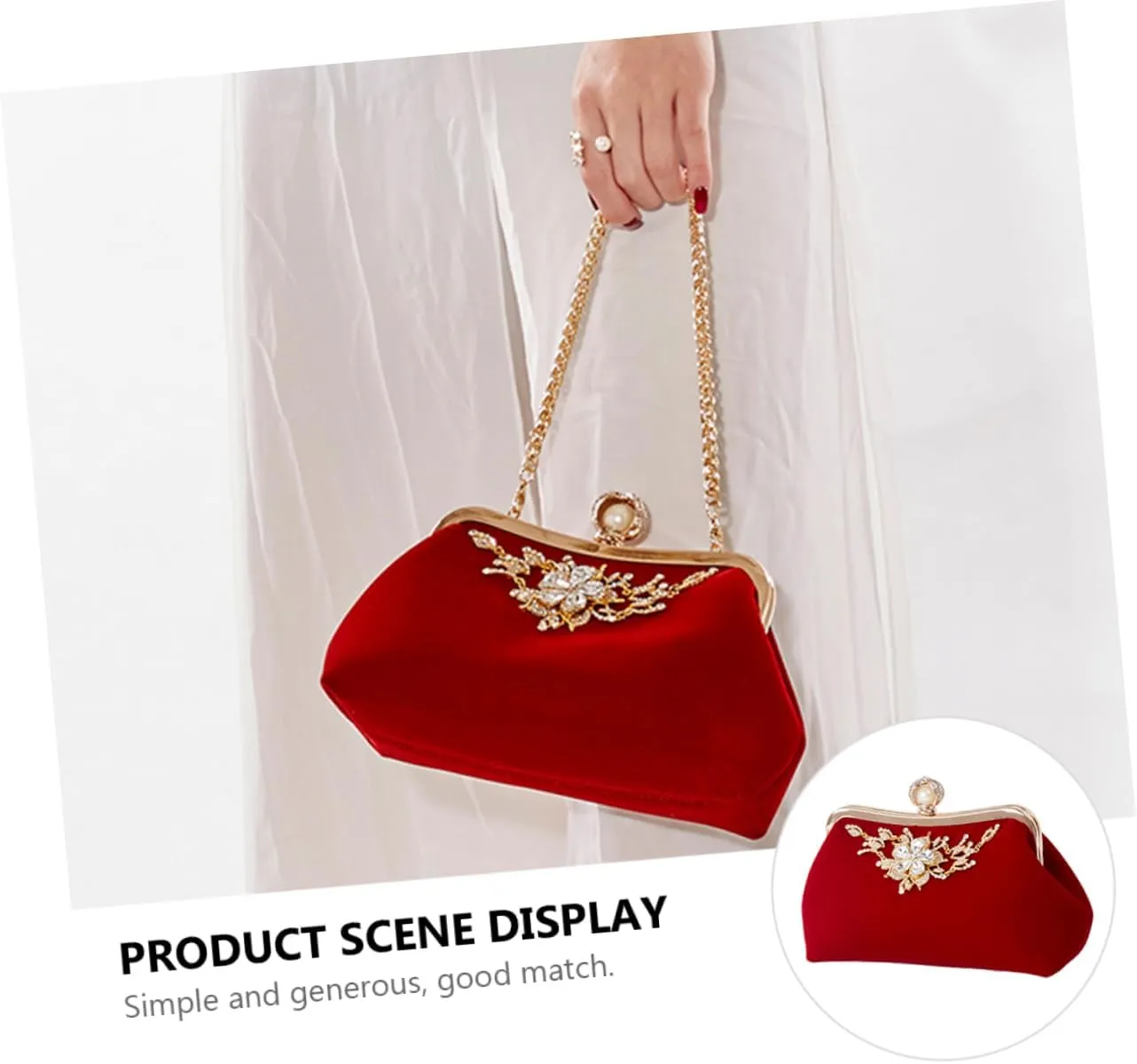 Plush Evening Bag Ladies Crossbody Bags Retro Decor White Wedding Handbags for Women Clutch Bag Prom