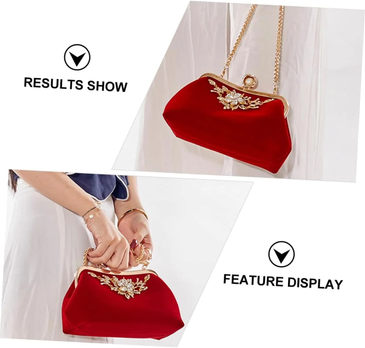 Plush Evening Bag Ladies Crossbody Bags Retro Decor White Wedding Handbags for Women Clutch Bag Prom