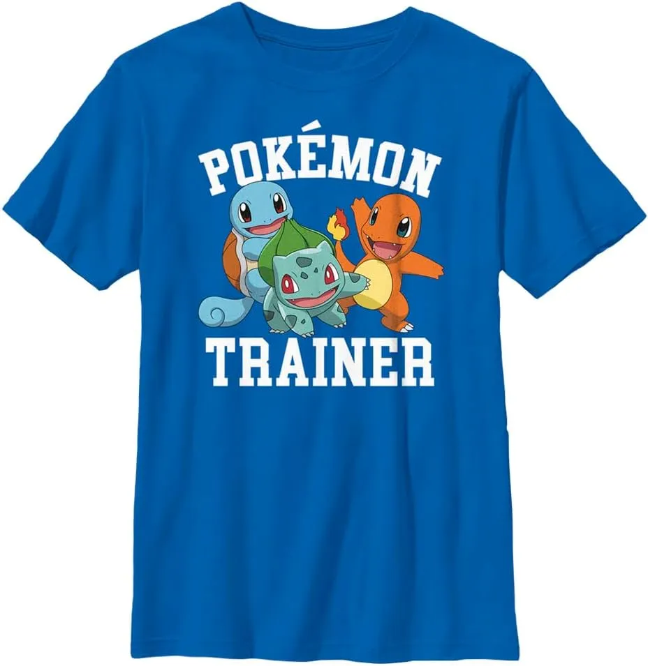 Pokemon Kids Trainer 1 Boys Short Sleeve Tee Shirt