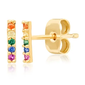 Rainbow Stick Studs