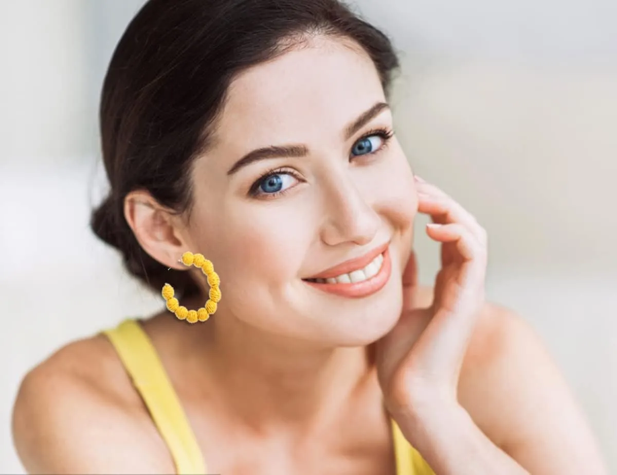 Rattan Earrings Statement Rattan Hoop Earrings for Women Woven Bohemian Earrings Handmade Straw Wicker Braid Big Drop Dangle Earrings for Women Summer Beach Jewelry