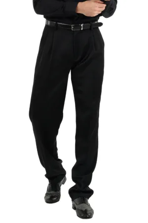 Satin Men's Tango Pants With Two Pleats