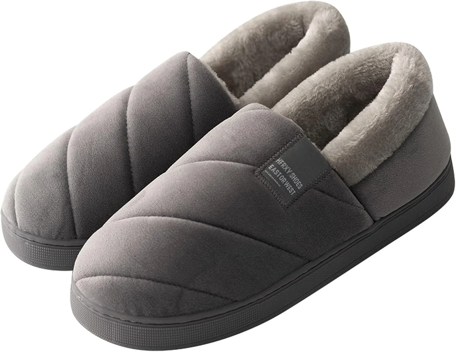 SBGMoSJ Winter Indoor Slippers for Women Fuzzy Winter Slippers Cute House Slippers Womens Fluffy Slippers for Men Funny Pink Christmas Tree Gifts for Husband 2023