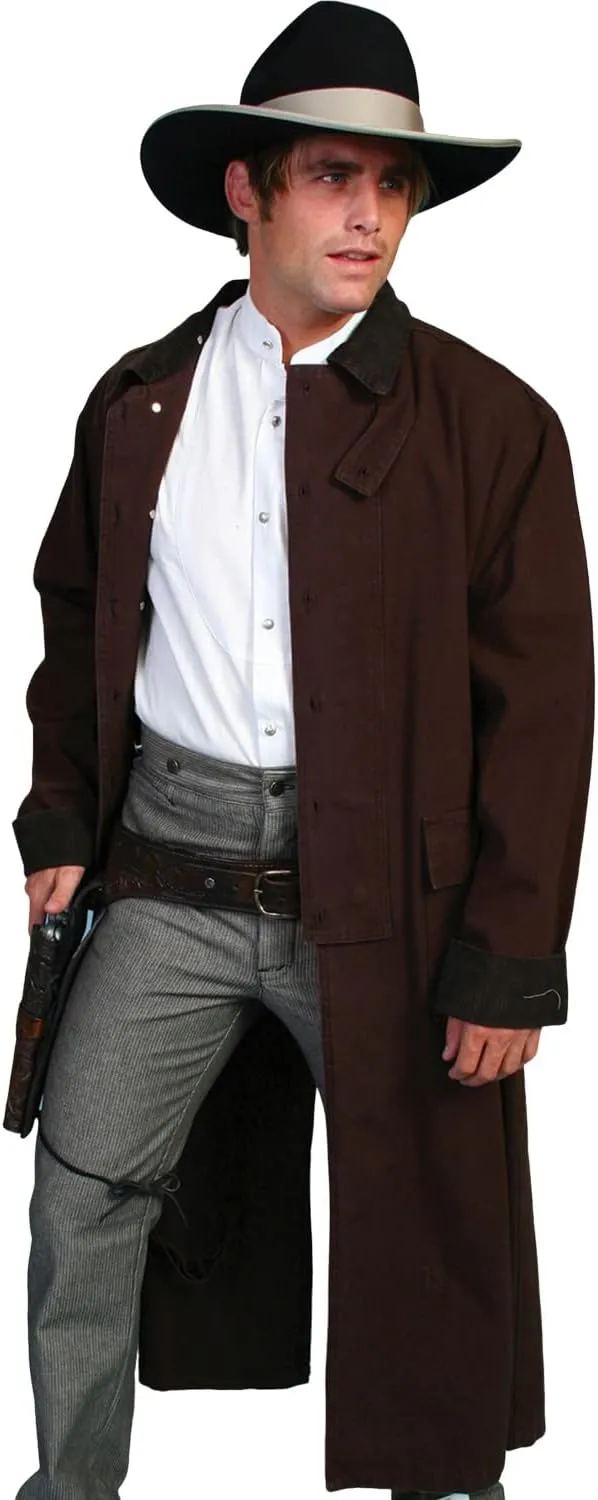 Scully Men's Long Canvas Jacket