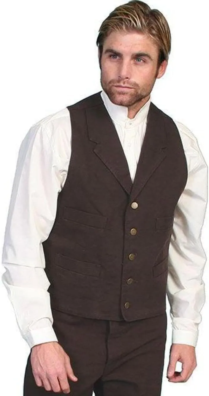 Scully Men's Rangewear Cotton Canvas Vest
