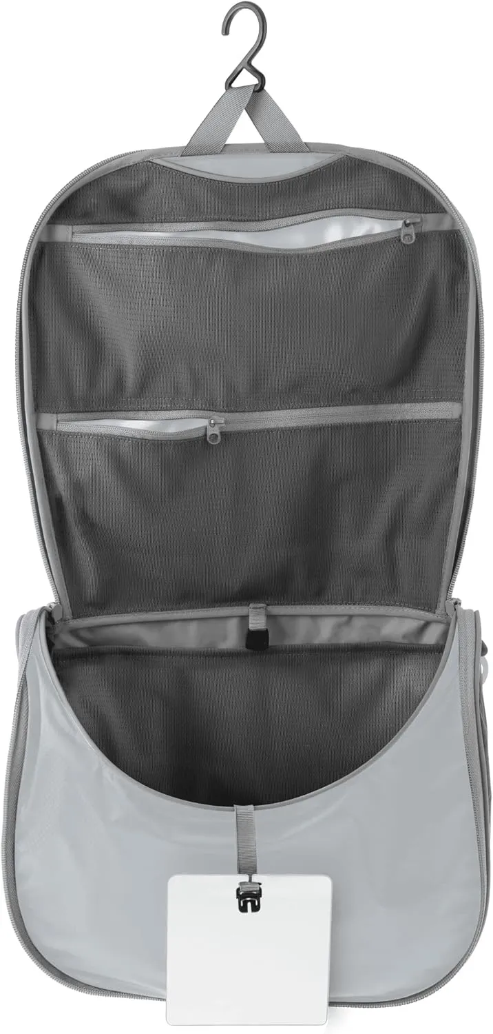 Sea to Summit Large Hanging Toiletry Bag, Travel Organizer for Men and Women, HighRise Grey