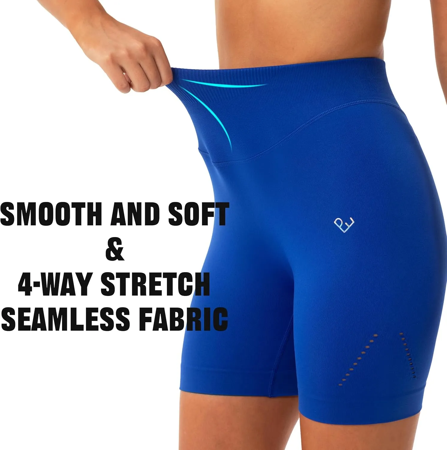 Seamless Workout Shorts for Women, Tummy Control Women's Gym Shorts No Front Seam, High Waisted Athletic Shorts