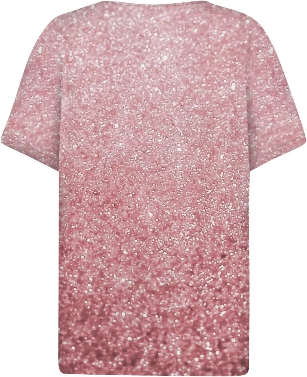 Short Sleeve Shirts for Women Oversized V-Neck Shirt Top Trendy Casual T Shirt Button Down Loose Printed Pullover