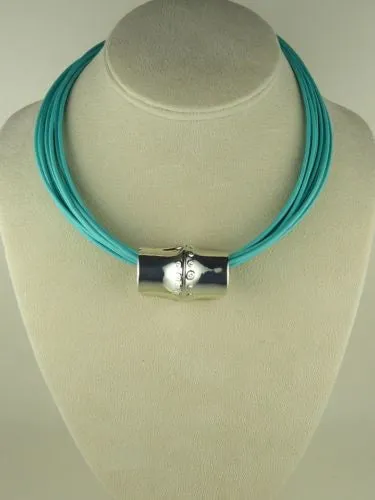 Simon Sebbag Bamboo Sterling Silver Slide Bead 181 for Leather Necklace
